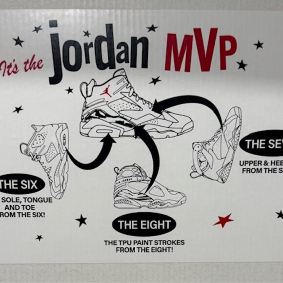 AIR JORDAN MVP in BOX Suede Basketall Mens Size 10.5. Like New. - Picture 8 of 9